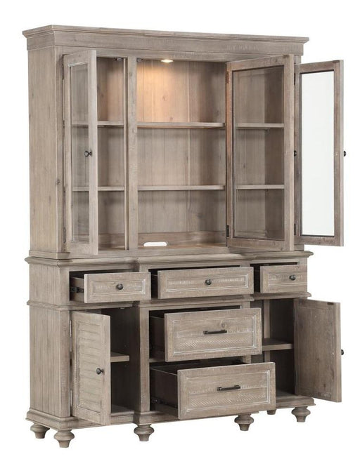 Cardano Buffet & Hutch in Light Brown 1689BR-50* - Premium Hutch from Homelegance (Titan Warehouse) - Just $1686.75! Shop now at Furniture Wholesale Plus  We are the best furniture store in Nashville, Hendersonville, Goodlettsville, Madison, Antioch, Mount Juliet, Lebanon, Gallatin, Springfield, Murfreesboro, Franklin, Brentwood