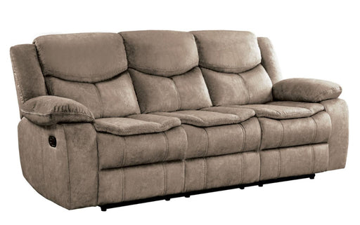 Bastrop Double Reclining Sofa in Brown 8230FBR-3 - Premium Sofa from Homelegance (Titan Warehouse) - Just $934.05! Shop now at Furniture Wholesale Plus  We are the best furniture store in Nashville, Hendersonville, Goodlettsville, Madison, Antioch, Mount Juliet, Lebanon, Gallatin, Springfield, Murfreesboro, Franklin, Brentwood