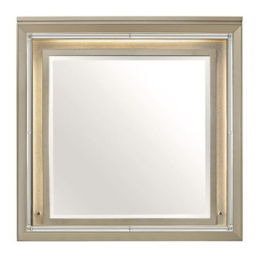 Youth Loudon Mirror in Champagne Metallic B1515-6 - Premium Mirror from Homelegance (Titan Warehouse) - Just $195! Shop now at Furniture Wholesale Plus  We are the best furniture store in Nashville, Hendersonville, Goodlettsville, Madison, Antioch, Mount Juliet, Lebanon, Gallatin, Springfield, Murfreesboro, Franklin, Brentwood