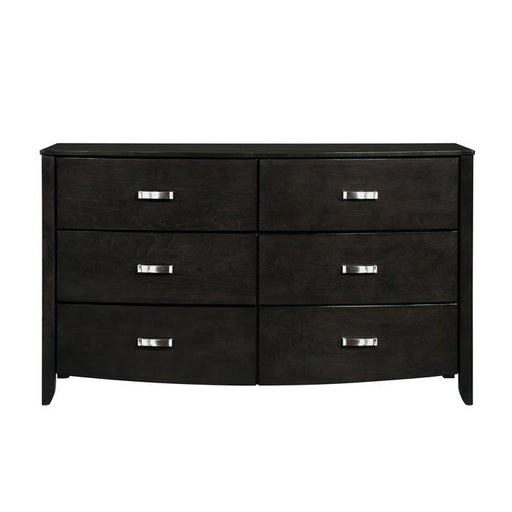 Lyric 6 Drawer Dresser in Brownish Gray 1737NGY-5 - Premium Dresser from Homelegance (Titan Warehouse) - Just $733.20! Shop now at Furniture Wholesale Plus  We are the best furniture store in Nashville, Hendersonville, Goodlettsville, Madison, Antioch, Mount Juliet, Lebanon, Gallatin, Springfield, Murfreesboro, Franklin, Brentwood