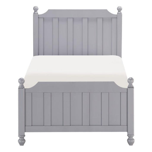 Wellsummer Twin Panel Bed in Gray 1803GYT-1* - Premium Bed from Homelegance (Titan Warehouse) - Just $368.55! Shop now at Furniture Wholesale Plus  We are the best furniture store in Nashville, Hendersonville, Goodlettsville, Madison, Antioch, Mount Juliet, Lebanon, Gallatin, Springfield, Murfreesboro, Franklin, Brentwood