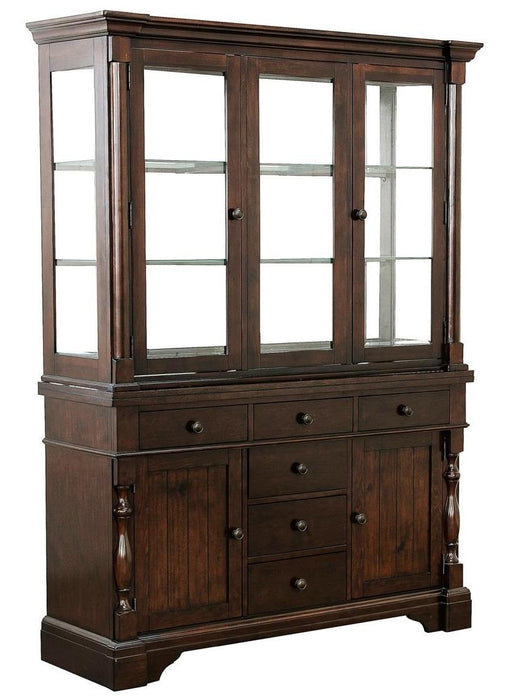 Yates Buffet and Hutch in Dark Oak 5167-50* - Premium Buffet from Homelegance (Titan Warehouse) - Just $1792.05! Shop now at Furniture Wholesale Plus  We are the best furniture store in Nashville, Hendersonville, Goodlettsville, Madison, Antioch, Mount Juliet, Lebanon, Gallatin, Springfield, Murfreesboro, Franklin, Brentwood