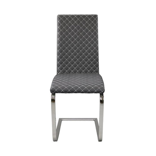 Yannis Side Chair in Chrome Metal (Set of 2) - Premium Dining Chair from Homelegance (Titan Warehouse) - Just $113.10! Shop now at Furniture Wholesale Plus  We are the best furniture store in Nashville, Hendersonville, Goodlettsville, Madison, Antioch, Mount Juliet, Lebanon, Gallatin, Springfield, Murfreesboro, Franklin, Brentwood