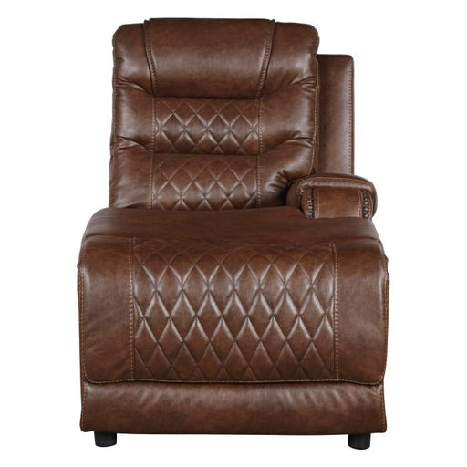 Putnam Power Right Side Reclining Chaise with USB Port in Brown 9405BR-RCPW - Premium Chaise from Homelegance (Titan Warehouse) - Just $731.25! Shop now at Furniture Wholesale Plus  We are the best furniture store in Nashville, Hendersonville, Goodlettsville, Madison, Antioch, Mount Juliet, Lebanon, Gallatin, Springfield, Murfreesboro, Franklin, Brentwood