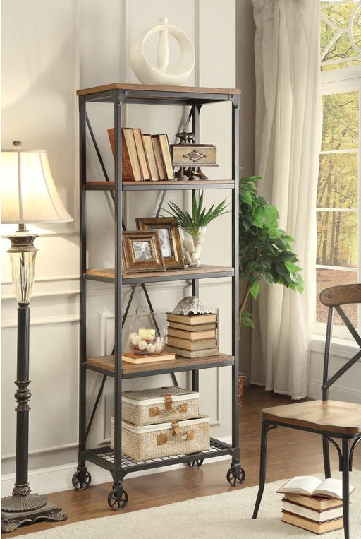 Millwood 26"W Bookcase in Pine 5099-16 - Premium Bookcase from Homelegance (Titan Warehouse) - Just $349.05! Shop now at Furniture Wholesale Plus  We are the best furniture store in Nashville, Hendersonville, Goodlettsville, Madison, Antioch, Mount Juliet, Lebanon, Gallatin, Springfield, Murfreesboro, Franklin, Brentwood