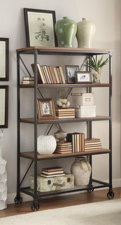 Millwood 40"W Bookcase in Pine 5099-17 - Premium Bookcase from Homelegance (Titan Warehouse) - Just $505.05! Shop now at Furniture Wholesale Plus  We are the best furniture store in Nashville, Hendersonville, Goodlettsville, Madison, Antioch, Mount Juliet, Lebanon, Gallatin, Springfield, Murfreesboro, Franklin, Brentwood