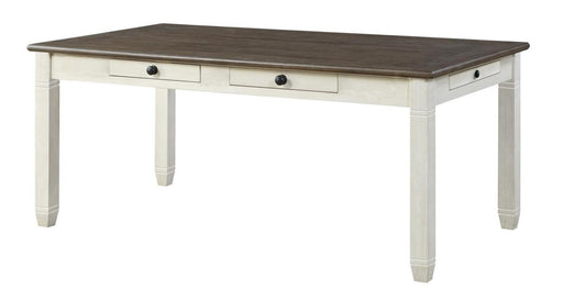 Granby Dining Table in White & Brown 5627NW-72 - Premium Dining Table from Homelegance (Titan Warehouse) - Just $505.05! Shop now at Furniture Wholesale Plus  We are the best furniture store in Nashville, Hendersonville, Goodlettsville, Madison, Antioch, Mount Juliet, Lebanon, Gallatin, Springfield, Murfreesboro, Franklin, Brentwood