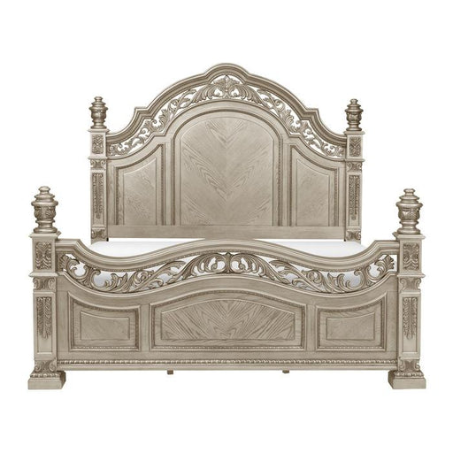 Catalonia King Poster Bed in Platinum Gold 1824PGK-1EK* - Premium Bed from Homelegance (Titan Warehouse) - Just $1616.55! Shop now at Furniture Wholesale Plus  We are the best furniture store in Nashville, Hendersonville, Goodlettsville, Madison, Antioch, Mount Juliet, Lebanon, Gallatin, Springfield, Murfreesboro, Franklin, Brentwood