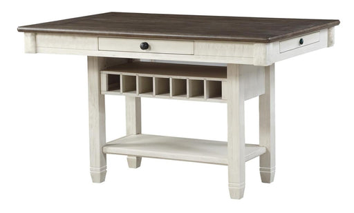 Granby Counter Height Dining Table in White & Brown 5627NW-36* - Premium Dining Table from Homelegance (Titan Warehouse) - Just $524.55! Shop now at Furniture Wholesale Plus  We are the best furniture store in Nashville, Hendersonville, Goodlettsville, Madison, Antioch, Mount Juliet, Lebanon, Gallatin, Springfield, Murfreesboro, Franklin, Brentwood