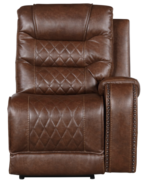 Putnam Power Right Side Reclining Chair with USB Port in Brown 9405BR-RRPW - Premium Chair from Homelegance (Titan Warehouse) - Just $507! Shop now at Furniture Wholesale Plus  We are the best furniture store in Nashville, Hendersonville, Goodlettsville, Madison, Antioch, Mount Juliet, Lebanon, Gallatin, Springfield, Murfreesboro, Franklin, Brentwood