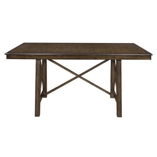 Levittown Counter Height Table in Brown 5757-36 - Premium Dining Table from Homelegance (Titan Warehouse) - Just $438.75! Shop now at Furniture Wholesale Plus  We are the best furniture store in Nashville, Hendersonville, Goodlettsville, Madison, Antioch, Mount Juliet, Lebanon, Gallatin, Springfield, Murfreesboro, Franklin, Brentwood