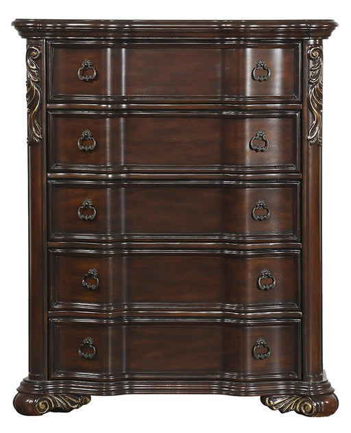 Royal Highlands 5 Drawer Chest in Rich Cherry 1603-9 - Premium Chest from Homelegance (Titan Warehouse) - Just $799.50! Shop now at Furniture Wholesale Plus  We are the best furniture store in Nashville, Hendersonville, Goodlettsville, Madison, Antioch, Mount Juliet, Lebanon, Gallatin, Springfield, Murfreesboro, Franklin, Brentwood