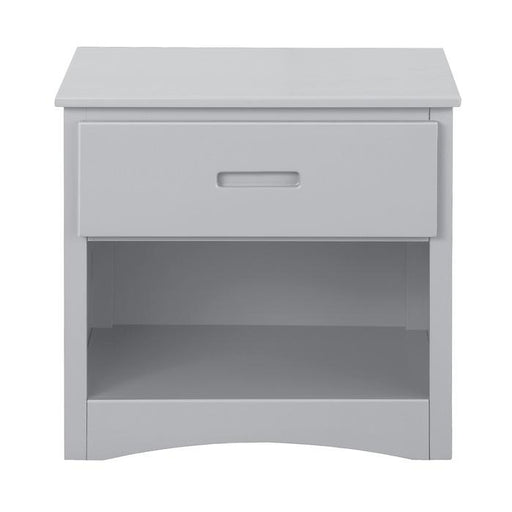 Orion 1 Drawer Night Stand in Gray B2063-4 - Premium Nightstand from Homelegance (Titan Warehouse) - Just $165.75! Shop now at Furniture Wholesale Plus  We are the best furniture store in Nashville, Hendersonville, Goodlettsville, Madison, Antioch, Mount Juliet, Lebanon, Gallatin, Springfield, Murfreesboro, Franklin, Brentwood