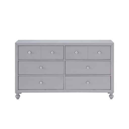 Wellsummer 6 Drawer Dresser in Gray 1803GY-5 - Premium Dresser from Homelegance (Titan Warehouse) - Just $520.65! Shop now at Furniture Wholesale Plus  We are the best furniture store in Nashville, Hendersonville, Goodlettsville, Madison, Antioch, Mount Juliet, Lebanon, Gallatin, Springfield, Murfreesboro, Franklin, Brentwood