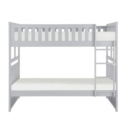 Orion Full/Full Bunk Bed in Gray B2063FF-1* - Premium Bed from Homelegance (Titan Warehouse) - Just $641.55! Shop now at Furniture Wholesale Plus  We are the best furniture store in Nashville, Hendersonville, Goodlettsville, Madison, Antioch, Mount Juliet, Lebanon, Gallatin, Springfield, Murfreesboro, Franklin, Brentwood