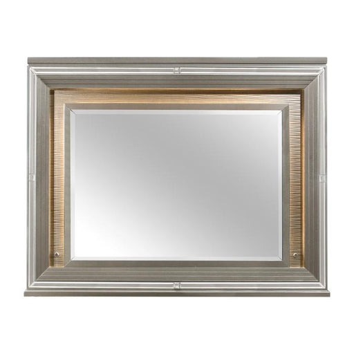 Tamsin Mirror in Silver Grey Metallic 1616-6 - Premium Mirror from Homelegance (Titan Warehouse) - Just $243.75! Shop now at Furniture Wholesale Plus  We are the best furniture store in Nashville, Hendersonville, Goodlettsville, Madison, Antioch, Mount Juliet, Lebanon, Gallatin, Springfield, Murfreesboro, Franklin, Brentwood