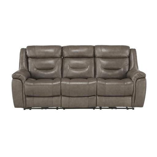 Danio Power Double Reclining Sofa with Power Headrests in Brownish Gray 9528BRG-3PWH - Premium Sofa from Homelegance (Titan Warehouse) - Just $1655.55! Shop now at Furniture Wholesale Plus  We are the best furniture store in Nashville, Hendersonville, Goodlettsville, Madison, Antioch, Mount Juliet, Lebanon, Gallatin, Springfield, Murfreesboro, Franklin, Brentwood