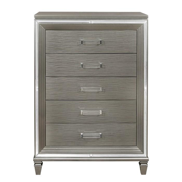 Tamsin Chest in Silver Grey Metallic 1616-9 - Premium Chest from Homelegance (Titan Warehouse) - Just $585! Shop now at Furniture Wholesale Plus  We are the best furniture store in Nashville, Hendersonville, Goodlettsville, Madison, Antioch, Mount Juliet, Lebanon, Gallatin, Springfield, Murfreesboro, Franklin, Brentwood