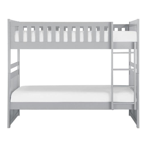 Orion Twin/Twin Bunk Bed with Storage Boxes in Gray B2063-1*T - Premium Bed from Homelegance (Titan Warehouse) - Just $427.05! Shop now at Furniture Wholesale Plus  We are the best furniture store in Nashville, Hendersonville, Goodlettsville, Madison, Antioch, Mount Juliet, Lebanon, Gallatin, Springfield, Murfreesboro, Franklin, Brentwood