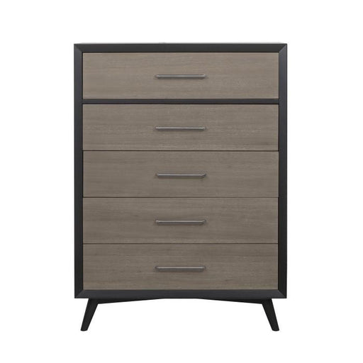 Raku 5 Drawer Chest in Gray 1711-9 - Premium Chest from Homelegance (Titan Warehouse) - Just $602.55! Shop now at Furniture Wholesale Plus  We are the best furniture store in Nashville, Hendersonville, Goodlettsville, Madison, Antioch, Mount Juliet, Lebanon, Gallatin, Springfield, Murfreesboro, Franklin, Brentwood