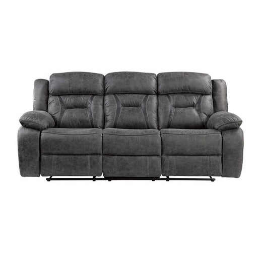 Madrona Hill Double Reclining Sofa in Gray 9989GY-3 - Premium Sofa from Homelegance (Titan Warehouse) - Just $1090.05! Shop now at Furniture Wholesale Plus  We are the best furniture store in Nashville, Hendersonville, Goodlettsville, Madison, Antioch, Mount Juliet, Lebanon, Gallatin, Springfield, Murfreesboro, Franklin, Brentwood