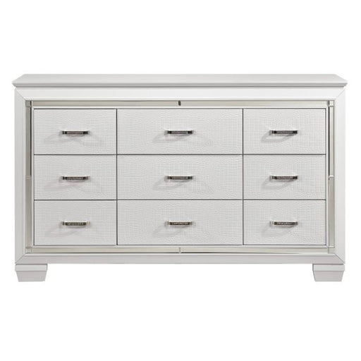 Allura Dresser in White 1916W-5 - Premium Dresser from Homelegance (Titan Warehouse) - Just $682.50! Shop now at Furniture Wholesale Plus  We are the best furniture store in Nashville, Hendersonville, Goodlettsville, Madison, Antioch, Mount Juliet, Lebanon, Gallatin, Springfield, Murfreesboro, Franklin, Brentwood