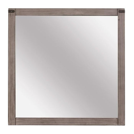 Woodrow Mirror in Gray 2042-6 - Premium Mirror from Homelegance (Titan Warehouse) - Just $85.80! Shop now at Furniture Wholesale Plus  We are the best furniture store in Nashville, Hendersonville, Goodlettsville, Madison, Antioch, Mount Juliet, Lebanon, Gallatin, Springfield, Murfreesboro, Franklin, Brentwood