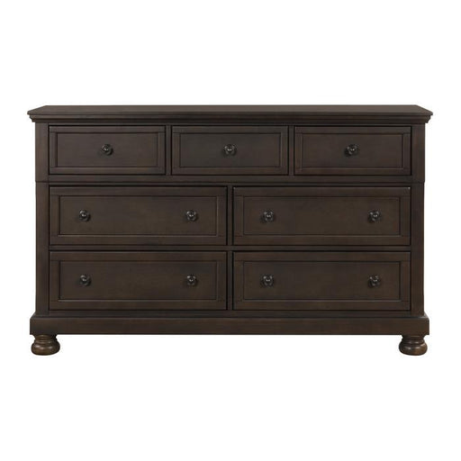 Begonia Dresser in Gray 1718GY-5 - Premium Dresser from Homelegance (Titan Warehouse) - Just $633.75! Shop now at Furniture Wholesale Plus  We are the best furniture store in Nashville, Hendersonville, Goodlettsville, Madison, Antioch, Mount Juliet, Lebanon, Gallatin, Springfield, Murfreesboro, Franklin, Brentwood