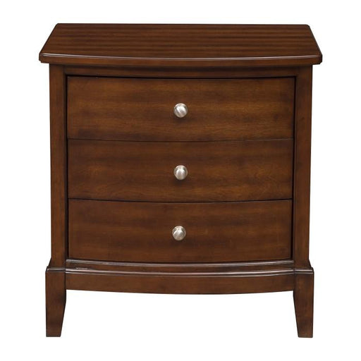 Cotterill 3 Drawer Nightstand in Cherry 1730-4 - Premium Nightstand from Homelegance (Titan Warehouse) - Just $212.55! Shop now at Furniture Wholesale Plus  We are the best furniture store in Nashville, Hendersonville, Goodlettsville, Madison, Antioch, Mount Juliet, Lebanon, Gallatin, Springfield, Murfreesboro, Franklin, Brentwood