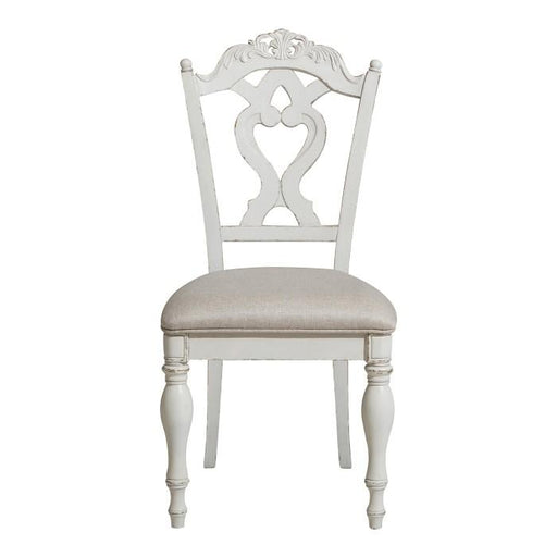 Cinderella Chair in Antique White with Grey Rub-Through 1386NW-11C - Premium Desk Chair from Homelegance (Titan Warehouse) - Just $146.25! Shop now at Furniture Wholesale Plus  We are the best furniture store in Nashville, Hendersonville, Goodlettsville, Madison, Antioch, Mount Juliet, Lebanon, Gallatin, Springfield, Murfreesboro, Franklin, Brentwood