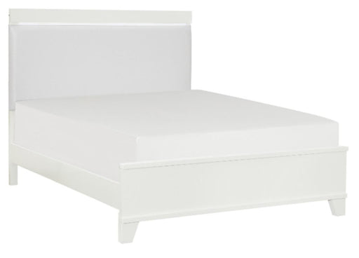 Kerren Full Platform Bed in White 1678WF-1* - Premium Bed from Homelegance (Titan Warehouse) - Just $544.05! Shop now at Furniture Wholesale Plus  We are the best furniture store in Nashville, Hendersonville, Goodlettsville, Madison, Antioch, Mount Juliet, Lebanon, Gallatin, Springfield, Murfreesboro, Franklin, Brentwood