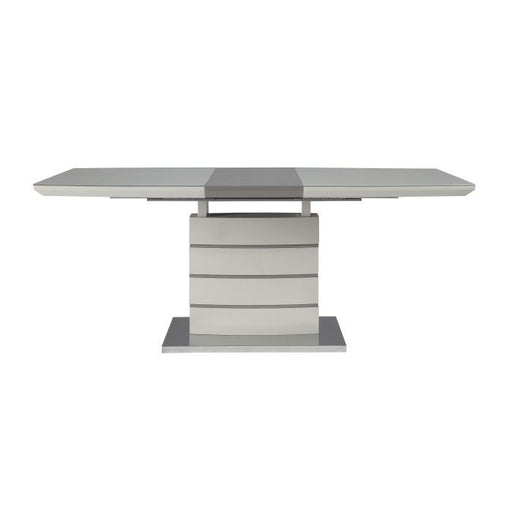 Glissand Dining Table in White & Gray 5599-71* - Premium Dining Table from Homelegance (Titan Warehouse) - Just $567.45! Shop now at Furniture Wholesale Plus  We are the best furniture store in Nashville, Hendersonville, Goodlettsville, Madison, Antioch, Mount Juliet, Lebanon, Gallatin, Springfield, Murfreesboro, Franklin, Brentwood