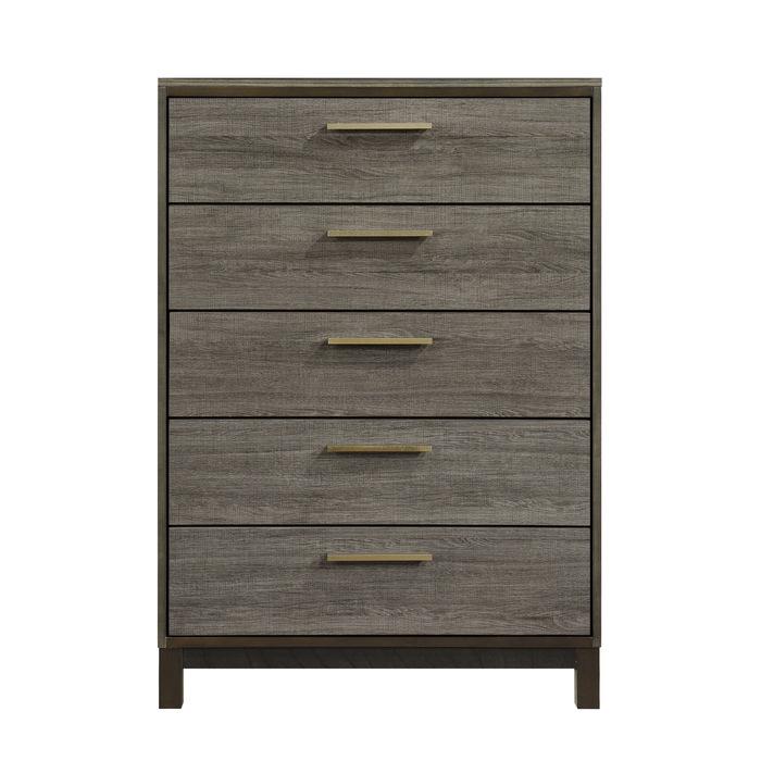 Vestavia 5 Drawer Chest in Gray 1936-9 - Premium Chest from Homelegance (Titan Warehouse) - Just $341.25! Shop now at Furniture Wholesale Plus  We are the best furniture store in Nashville, Hendersonville, Goodlettsville, Madison, Antioch, Mount Juliet, Lebanon, Gallatin, Springfield, Murfreesboro, Franklin, Brentwood