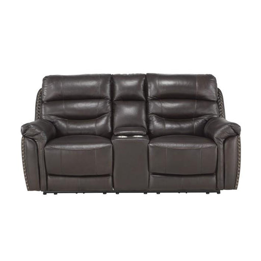 Lance Power Double Reclining Loveseat with Power Headrests in Brown 9527BRW-2PWH - Premium Loveseat from Homelegance (Titan Warehouse) - Just $1655.55! Shop now at Furniture Wholesale Plus  We are the best furniture store in Nashville, Hendersonville, Goodlettsville, Madison, Antioch, Mount Juliet, Lebanon, Gallatin, Springfield, Murfreesboro, Franklin, Brentwood