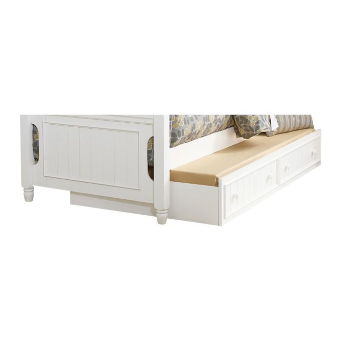 Clementine Twin Trundle in White B1799-R - Premium Bed from Homelegance (Titan Warehouse) - Just $273! Shop now at Furniture Wholesale Plus  We are the best furniture store in Nashville, Hendersonville, Goodlettsville, Madison, Antioch, Mount Juliet, Lebanon, Gallatin, Springfield, Murfreesboro, Franklin, Brentwood