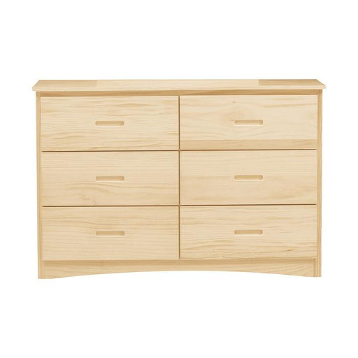 Bartly 6 Drawer Dresser in Natural B2043-5 - Premium Dresser from Homelegance (Titan Warehouse) - Just $388.05! Shop now at Furniture Wholesale Plus  We are the best furniture store in Nashville, Hendersonville, Goodlettsville, Madison, Antioch, Mount Juliet, Lebanon, Gallatin, Springfield, Murfreesboro, Franklin, Brentwood