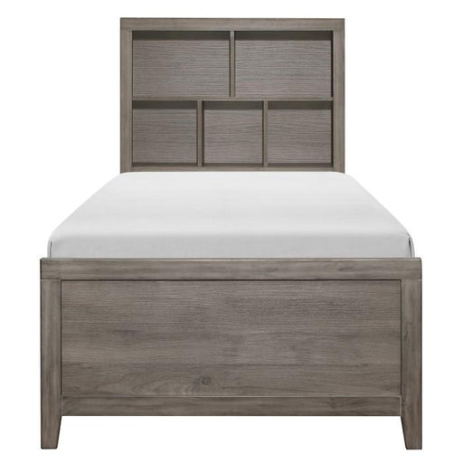 Woodrow Twin Platform Bed in Gray 2042NBT-1* - Premium Bed from Homelegance (Titan Warehouse) - Just $544.05! Shop now at Furniture Wholesale Plus  We are the best furniture store in Nashville, Hendersonville, Goodlettsville, Madison, Antioch, Mount Juliet, Lebanon, Gallatin, Springfield, Murfreesboro, Franklin, Brentwood