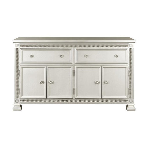 Bevelle Buffet in Silver 1958-55 - Premium Buffet from Homelegance (Titan Warehouse) - Just $719.55! Shop now at Furniture Wholesale Plus  We are the best furniture store in Nashville, Hendersonville, Goodlettsville, Madison, Antioch, Mount Juliet, Lebanon, Gallatin, Springfield, Murfreesboro, Franklin, Brentwood