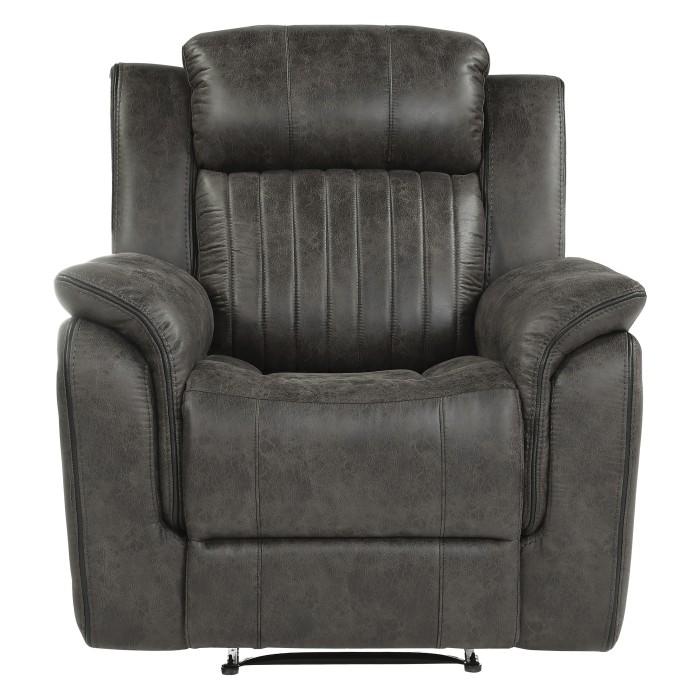 Centeroak Reclining Chair in Gray 9479BRG-1 - Premium Chair from Homelegance (Titan Warehouse) - Just $466.05! Shop now at Furniture Wholesale Plus  We are the best furniture store in Nashville, Hendersonville, Goodlettsville, Madison, Antioch, Mount Juliet, Lebanon, Gallatin, Springfield, Murfreesboro, Franklin, Brentwood