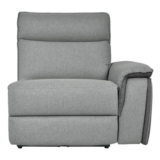 Maroni Power RSF Reclining Chair with Power Headrest and USB Port in Dark Gray/Light Gray 8259-RRPWH - Premium Chair from Homelegance (Titan Warehouse) - Just $670.80! Shop now at Furniture Wholesale Plus  We are the best furniture store in Nashville, Hendersonville, Goodlettsville, Madison, Antioch, Mount Juliet, Lebanon, Gallatin, Springfield, Murfreesboro, Franklin, Brentwood