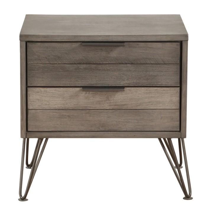 Urbanite Nightstand in Tri-tone Gray 1604-4 - Premium Nightstand from Homelegance (Titan Warehouse) - Just $222.30! Shop now at Furniture Wholesale Plus  We are the best furniture store in Nashville, Hendersonville, Goodlettsville, Madison, Antioch, Mount Juliet, Lebanon, Gallatin, Springfield, Murfreesboro, Franklin, Brentwood