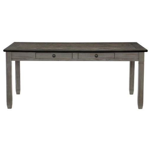 Granby Dining Table in Coffee and Antique Gray 5627GY-72 - Premium Dining Table from Homelegance (Titan Warehouse) - Just $505.05! Shop now at Furniture Wholesale Plus  We are the best furniture store in Nashville, Hendersonville, Goodlettsville, Madison, Antioch, Mount Juliet, Lebanon, Gallatin, Springfield, Murfreesboro, Franklin, Brentwood