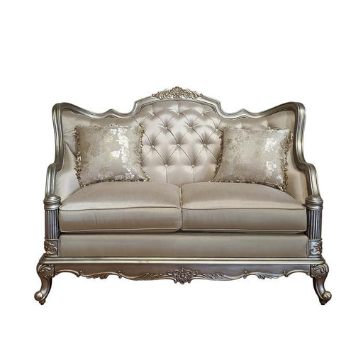 Florentina Loveseat in Taupe 8412-2 - Premium Loveseat from Homelegance (Titan Warehouse) - Just $1597.05! Shop now at Furniture Wholesale Plus  We are the best furniture store in Nashville, Hendersonville, Goodlettsville, Madison, Antioch, Mount Juliet, Lebanon, Gallatin, Springfield, Murfreesboro, Franklin, Brentwood