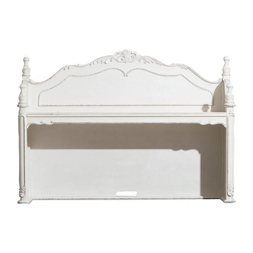 Cinderella Writing Desk and Hutch in Antique White with Grey Rub-Through - Premium Desk Hutch from Homelegance (Titan Warehouse) - Just $1062.75! Shop now at Furniture Wholesale Plus  We are the best furniture store in Nashville, Hendersonville, Goodlettsville, Madison, Antioch, Mount Juliet, Lebanon, Gallatin, Springfield, Murfreesboro, Franklin, Brentwood