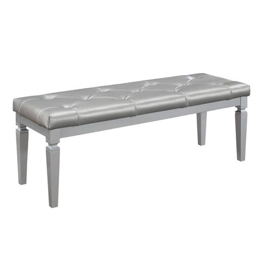 Allura Bed Bench in Silver 1916-FBH - Premium Bench from Homelegance (Titan Warehouse) - Just $181.35! Shop now at Furniture Wholesale Plus  We are the best furniture store in Nashville, Hendersonville, Goodlettsville, Madison, Antioch, Mount Juliet, Lebanon, Gallatin, Springfield, Murfreesboro, Franklin, Brentwood