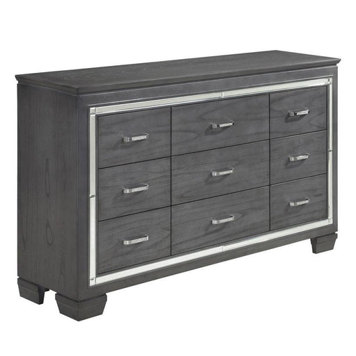 Allura Dresser in Gray 1916GY-5 - Premium Dresser from Homelegance (Titan Warehouse) - Just $682.50! Shop now at Furniture Wholesale Plus  We are the best furniture store in Nashville, Hendersonville, Goodlettsville, Madison, Antioch, Mount Juliet, Lebanon, Gallatin, Springfield, Murfreesboro, Franklin, Brentwood