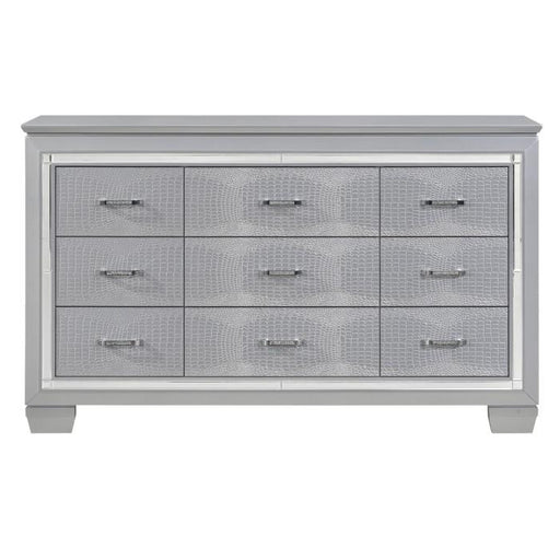 Allura Dresser in Silver 1916-5 - Premium Dresser from Homelegance (Titan Warehouse) - Just $682.50! Shop now at Furniture Wholesale Plus  We are the best furniture store in Nashville, Hendersonville, Goodlettsville, Madison, Antioch, Mount Juliet, Lebanon, Gallatin, Springfield, Murfreesboro, Franklin, Brentwood