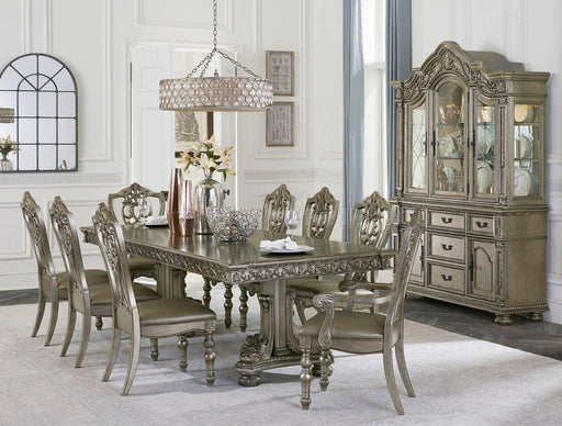 Catalonia Buffet and Hutch in Platinum Gold 1824PG-50* - Premium Buffet from Homelegance (Titan Warehouse) - Just $2357.55! Shop now at Furniture Wholesale Plus  We are the best furniture store in Nashville, Hendersonville, Goodlettsville, Madison, Antioch, Mount Juliet, Lebanon, Gallatin, Springfield, Murfreesboro, Franklin, Brentwood