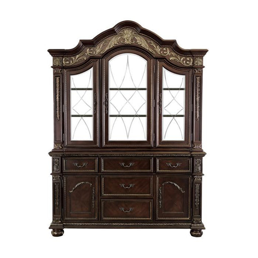 Catalonia Buffet with Hutch in Cherry 1824-50-55 - Premium Buffet from Homelegance (Titan Warehouse) - Just $2357.55! Shop now at Furniture Wholesale Plus  We are the best furniture store in Nashville, Hendersonville, Goodlettsville, Madison, Antioch, Mount Juliet, Lebanon, Gallatin, Springfield, Murfreesboro, Franklin, Brentwood