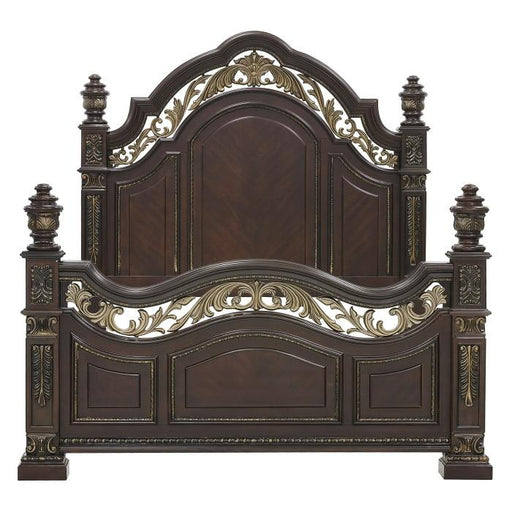 Catalonia Queen Poster Bed in Cherry 1824-1 - Premium Bed from Homelegance (Titan Warehouse) - Just $1343.55! Shop now at Furniture Wholesale Plus  We are the best furniture store in Nashville, Hendersonville, Goodlettsville, Madison, Antioch, Mount Juliet, Lebanon, Gallatin, Springfield, Murfreesboro, Franklin, Brentwood